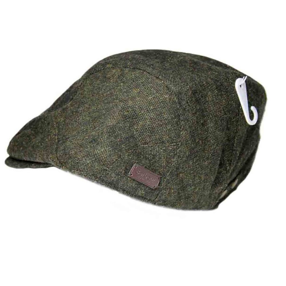 Men's Flat Cap in Olive Green